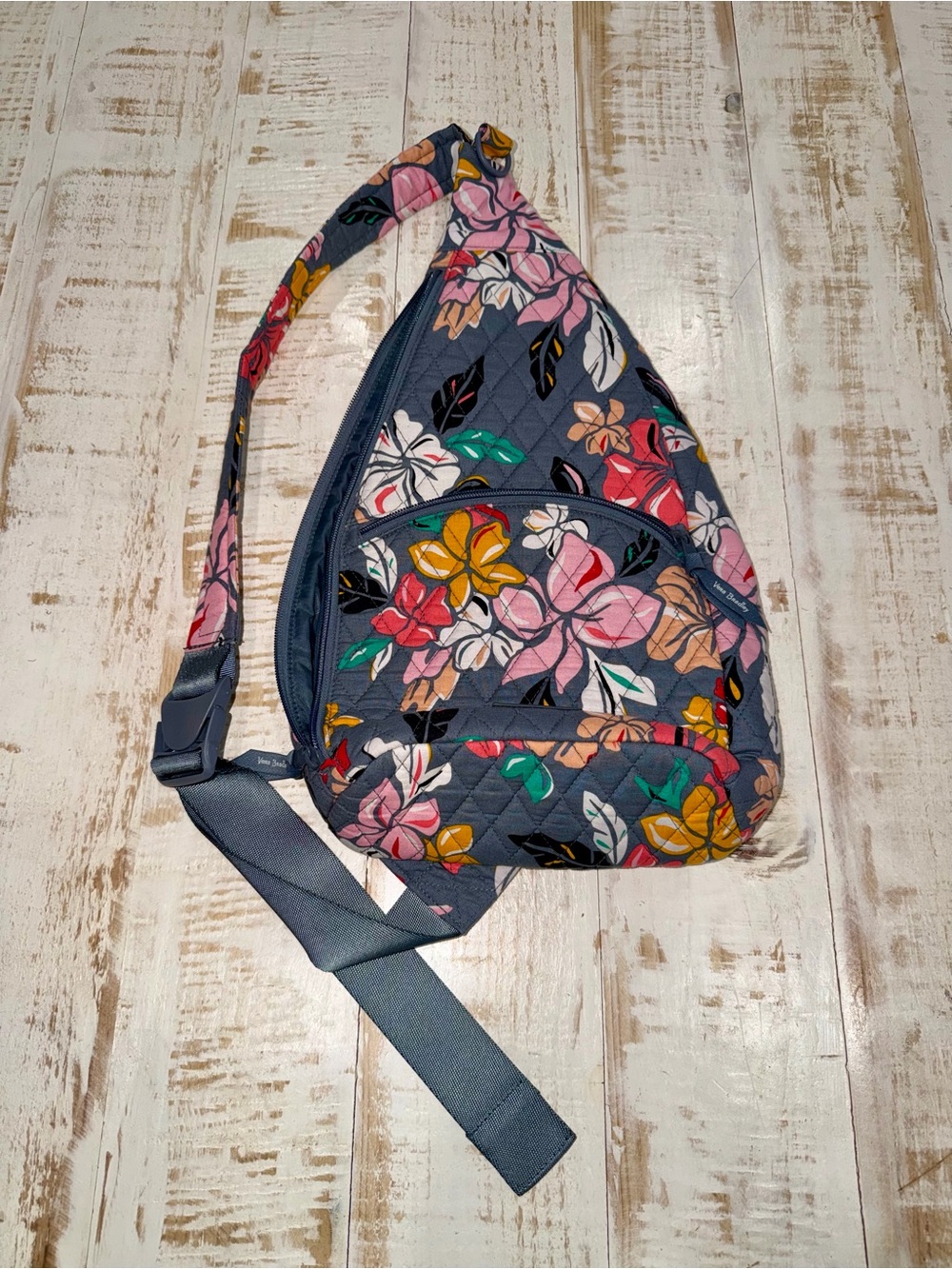 Vera Bradley Essential Sling Backpack in “Coastal Paradise"